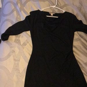 Banana Republic scoop neck black dress size small